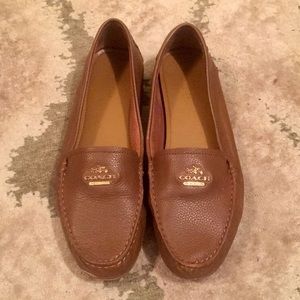 Coach Brown Leather Loafers